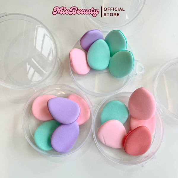 Mút đánh che khuyết điểm MieBeauty đánh kem nền mini bằng ngón tay
