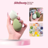 Set 4 bông mút trứng trang điểm MieBeauty mút hình quả trứng có hộp