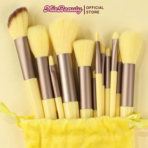 Cọ trang điểm 13 cây MieBeauty cọ makeup đầy đủ cho người mới học trang điểm - Hình ảnh 3