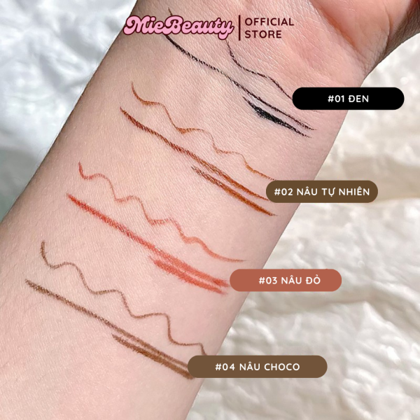 Bút Kẻ Mắt Siêu Mỏng MieBeauty Chống nước, đầu bút chỉ 0,05mm - Hình ảnh 2