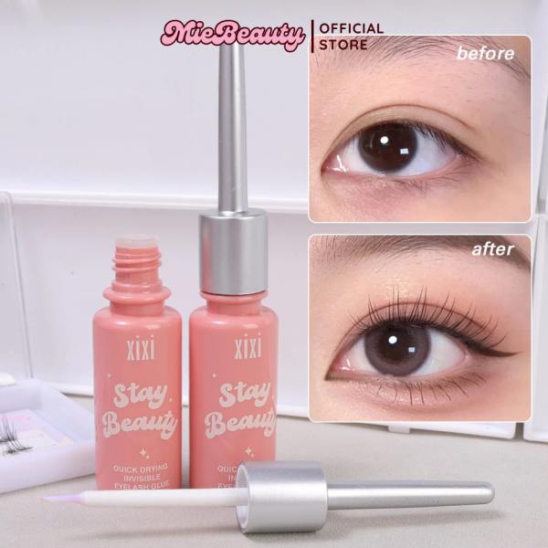 Keo dán mi giả Xixi trong suốt MieBeauty, chống thấm nước, khô nhanh - Hình ảnh 2