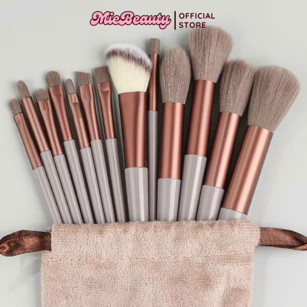 Cọ trang điểm 13 cây MieBeauty cọ makeup đầy đủ cho người mới học trang điểm - Hình ảnh 4
