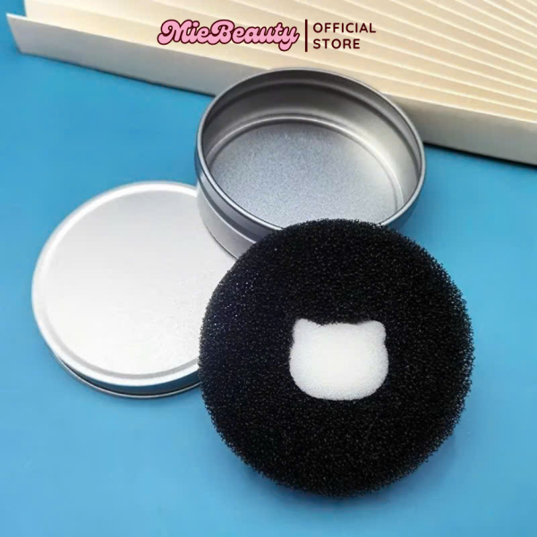 Hộp rửa cọ trang điểm khô, dụng cụ làm sạch cọ không cần nước MieBeauty - Hình ảnh 4