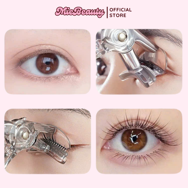 Kẹp bấm mi ngược MieBeauty đạng lược góc rộng dễ dàng uốn cong mi, giữ nếp mi - Hình ảnh 2