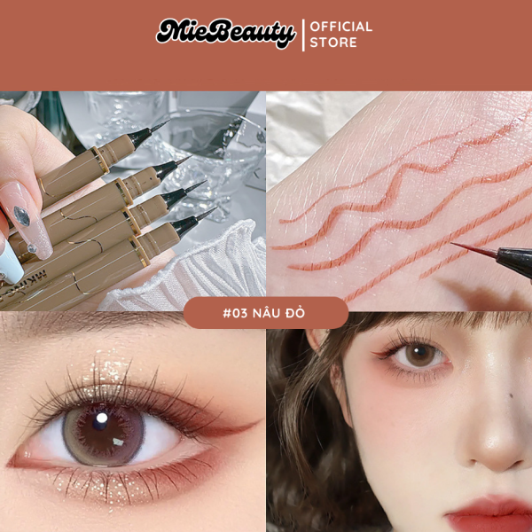 Bút Kẻ Mắt Siêu Mỏng MieBeauty Chống nước, đầu bút chỉ 0,05mm - Hình ảnh 5