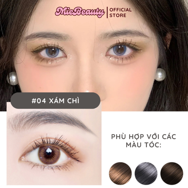 Chì Kẻ Mày MiebBeauty chống nước đầu vặn dễ kẻ, hai đầu - Hình ảnh 7