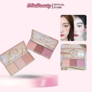 Bảng Má 3 Ô Tự Nhiên Bền Màu - MieBeauty