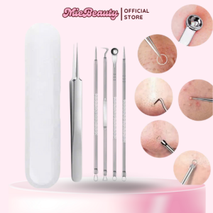 Set 5 Cây Nặn Mụn MieBeauty Inox Không Gỉ