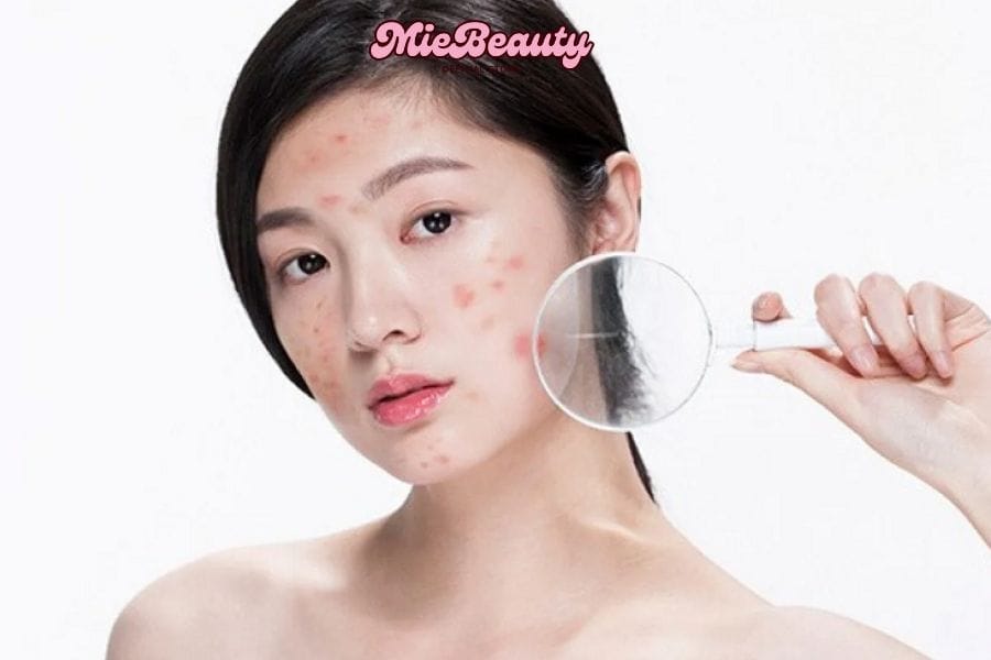 Dấu hiệu nhận biết da bị mụn do bông tẩy trang