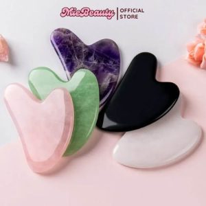 Đá Guasha Dụng Cụ Massage Mặt Cổ Massage Toàn Thân Dụng Cụ Làm Đẹp SPA Chăm Sóc Da Cổ Giảm Đau Cạp Cạo Massage